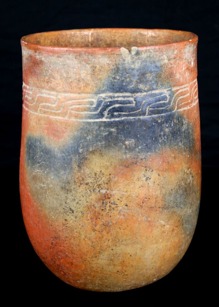 7 5 8 X 5 5 8 Mayan Cylinder Vase