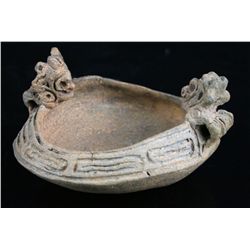 7 1/4" x 4 1/2" Taino Effigy Vessel