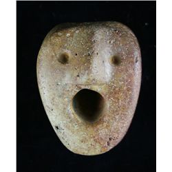 2" Human Effigy Face Pipe - Jackson COA