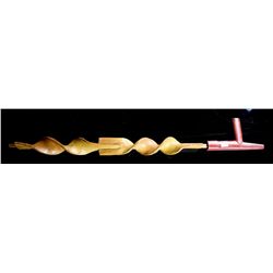 Fantastic Peace Pipe with Spiral Puzzle Stem