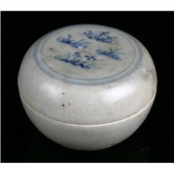 2 1/2" 15th Century Ceramic Lidded Jar - Hoi An Hoard