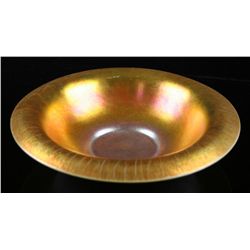 10"+ Stueben Gold Aurene Bowl