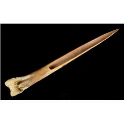 14 7/8" Cassowary Bone Dagger