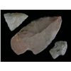 Image 1 : 3 Hixton Quartzite Points.
