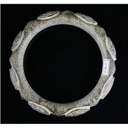 3 1/2" Chinese Jade Turtle Bracelet