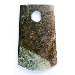 7 7/16" Chinese Greenstone Axe