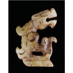 1 5/8" Chinese Jade Dragon