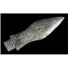 Image 1 : 7 1/4" Chinese Engraved Jade Spearhead