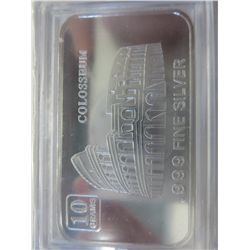 .999 Silver art bar "Colosseum"