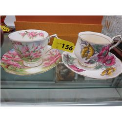 2 Royal Albert tea cups and saucer