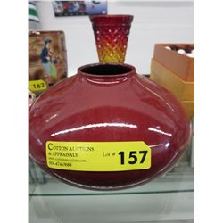 Glazed german ceramic vase