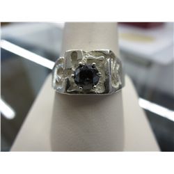 Mens Black Diamond ring