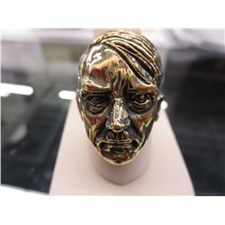 Bronze Ed Hardy Biker style ring, Adolph Hitler design