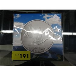 2014 Canada silver Canada Goose $20.00 coin