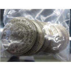 10 x 1950's & 1960's Mexican Pesos Morales