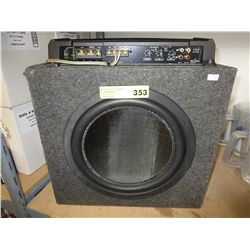 Sub woofer 17" x 17" x 14" with 10" sub