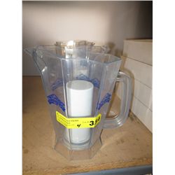 4 plastic chill jugs with Graville Island logos