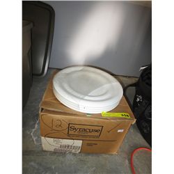 Case of 12" dia. china plates