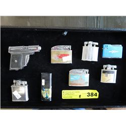 8 vintage lighters