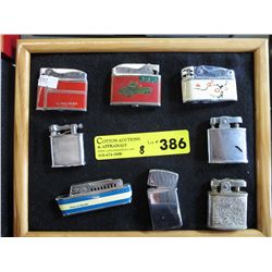 8 vintage lighters