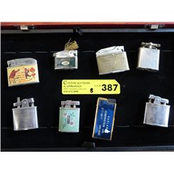 8 vintage lighters