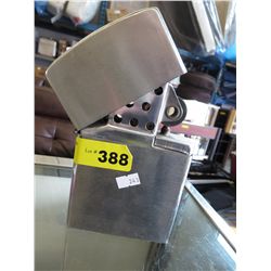Giant Zippo style lighter. 4" x 1.5" x 7"