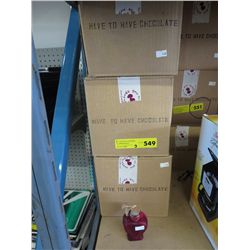 3 cases of chocolate face & body paint