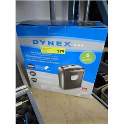 Dynex cross-cut shredder - 6 sheet capacity
