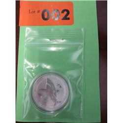 2014 .999 silver Great White Shark coin