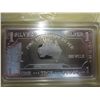 Image 1 : .999 silver clad - Australian map bar