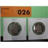Image 2 : 2 x Canada uncirculated half dollars