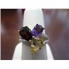 Image 1 : Diamond, Amethyst, Garnet & Citrine ladies ring
