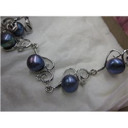 Pearl & Crystal ladies bracelet