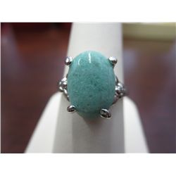Five various gemstone rings