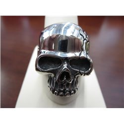 Large stainless steel biker's ring