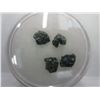 Image 1 : Four large uncut Blue Diamonds in the rough