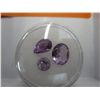 Image 1 : Three cut Amethysts