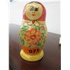 Image 1 : USSR stamped & numbered 6 piece nesting doll set