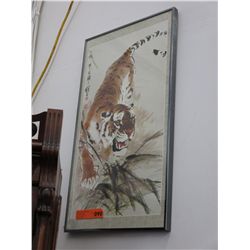 Framed Tiger print