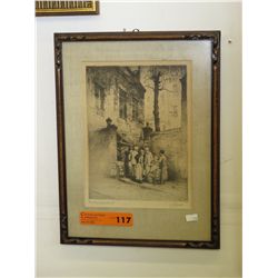 Signed, Limited Edition etching -K. Peiser