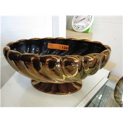 Beswick - Copper lustre pedestal planter
