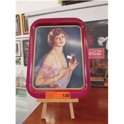 Vintage 70's Coca Cola tin tray