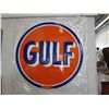 Image 1 : Gulf Sign - 24" dia. - tin
