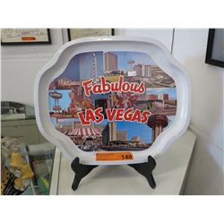 Vintage Las Vegas tin tray