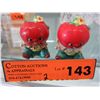 Image 1 : 1950's Tomato head Salt & Pepper