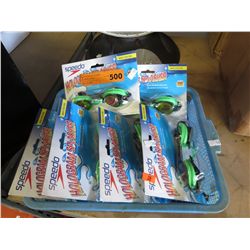 6 Speedo children's swim goggles