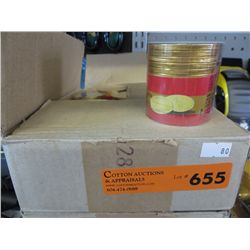 Case of gold foil wrapped chocolate coins "Wynn"