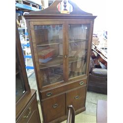 Vintage corner cabinet