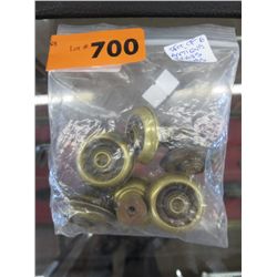 Set of 6 antique brass furniture knobs