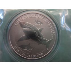 2014 Great White Shark Australian mint coin